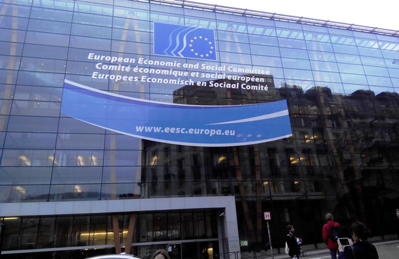 A"Your Europe, Your say!" nemzetközi program szervezőjének, az Európai Gazdasági és Szociális Bizottságnak a székháza